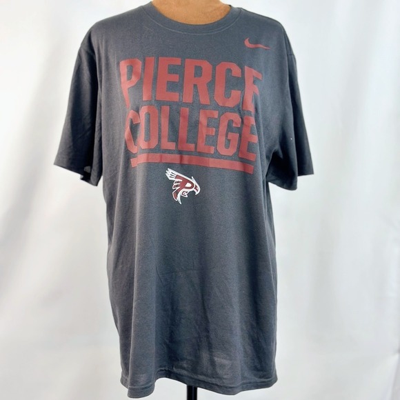 Nike Other - Nike Dri-FIT Pierce College Mens Large T-Shirt Gray Heathered Graphic Tee L